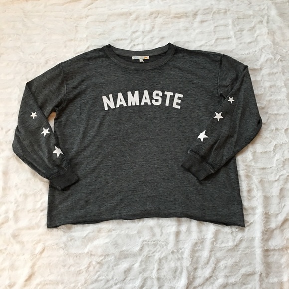 C&C California Tops - Namaste Burnout sweatshirt
